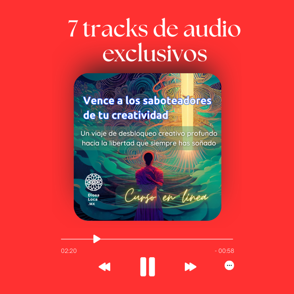 Vence a los saboteadores de tu creatividad tracks de audio