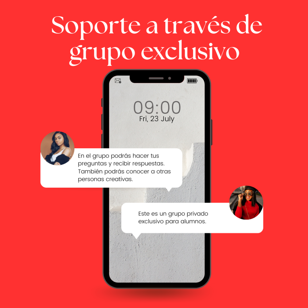 Vence a los saboteadores de tu creatividad grupo de soporte